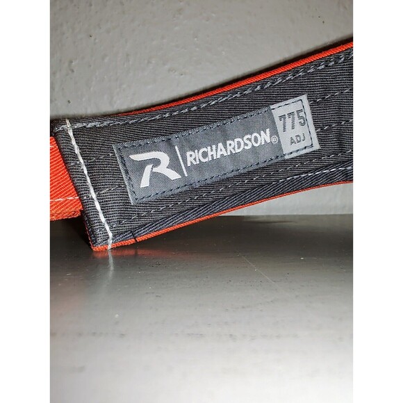 Richardson 775 Adjustable Clemson Tigers Orange Visor Hat NCAA Fast Shipping - Picture 2 of 10